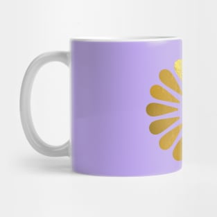 Gold flower #2. Mug